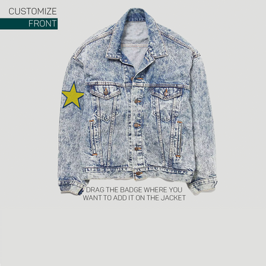 Denim Jacket (Customize with Our Badges MAX 5)